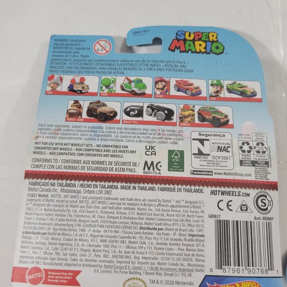 Hot Wheels Nintendo Super Mario Character Car - Donkey Kong -- ITEM #460 - Picture 2 of 2